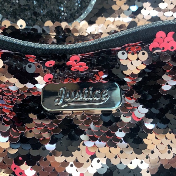 Justice J sequins small girls backpack NWT - Picture 2 of 8
